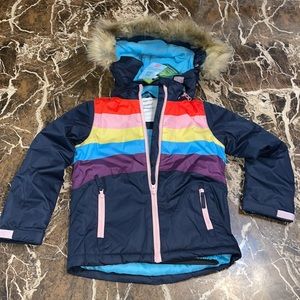 New Lily & Dan Toddler Girls Winter Coat Size 4T Water Repellant Windproof